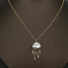 Load image into Gallery viewer, Sweet Little Rain Cloud Delicate Statement Necklace
