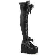 Thigh High Lace Up Platform Boots