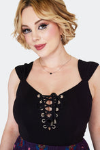 Load image into Gallery viewer, Lace Up Sleeveless Top
