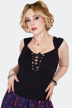 Load image into Gallery viewer, Lace Up Sleeveless Top

