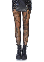 Load image into Gallery viewer, Snake Net Tights
