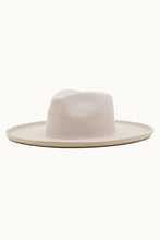 Load image into Gallery viewer, Light Beige Wool Felt Lenny Rancher Hat

