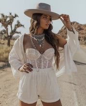 Load image into Gallery viewer, Light Beige Wool Felt Lenny Rancher Hat
