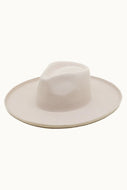 Light Beige Wool Felt Lenny Rancher Hat