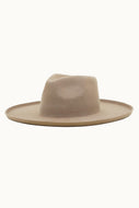Pecan Wool Felt Lenny Rancher Hat