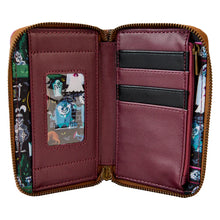 Load image into Gallery viewer, Haunted Mansion Moving Portraits Zip Around Wallet
