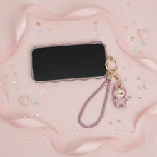 Load image into Gallery viewer, Pink Rhinestone Monster Phone Wrist Strap
