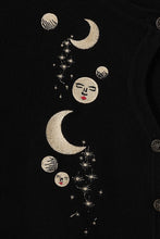 Load image into Gallery viewer, Friendly Moon Whimsigoth Embroidered Cardigan

