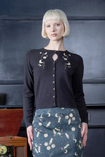 Load image into Gallery viewer, Friendly Moon Whimsigoth Embroidered Cardigan
