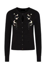 Load image into Gallery viewer, Friendly Moon Whimsigoth Embroidered Cardigan
