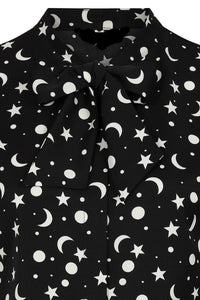 My Moon and Stars Tie Neck Top