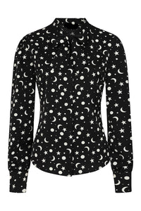 My Moon and Stars Tie Neck Top
