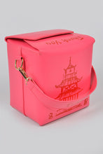 Load image into Gallery viewer, Hot Pink Chinese Take Out Box Purse
