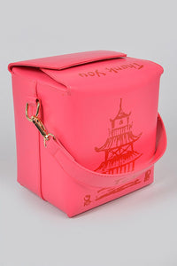 Hot Pink Chinese Take Out Box Purse