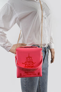 Hot Pink Chinese Take Out Box Purse