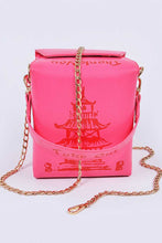 Load image into Gallery viewer, Hot Pink Chinese Take Out Box Purse
