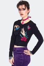 Load image into Gallery viewer, Night Meadow Embroidered Cardigan
