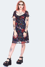 Load image into Gallery viewer, Night Meadow Skater Dress
