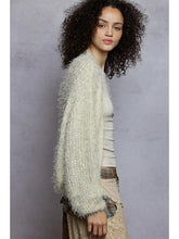 Load image into Gallery viewer, Pearl Button Cropped Cardigan
