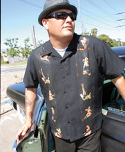 Load image into Gallery viewer, Pinup Gals Bowler Shirt
