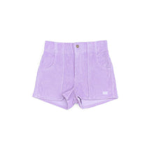 Load image into Gallery viewer, Powder Purple Retro Corduroy Shorts
