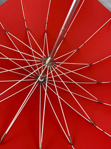 Red Heart Shaped Umbrella Parasol