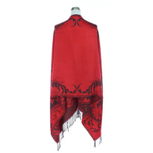 Load image into Gallery viewer, Red Floral Pashmina
