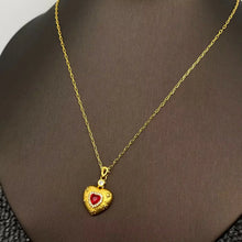 Load image into Gallery viewer, Delicate Filigree Heart Necklace
