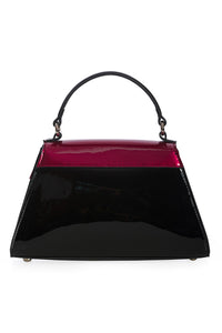 Burgundy Retro Star Handbag Purse