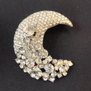 Crescent Moon Brooch