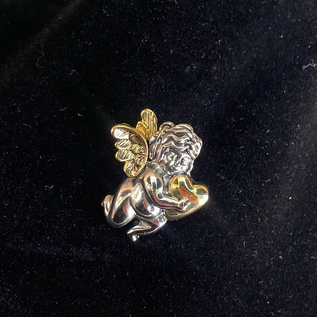 Sweet Cherub Tie Tack Pin