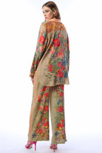 Load image into Gallery viewer, Woman wearing a floral outfit on a white background
