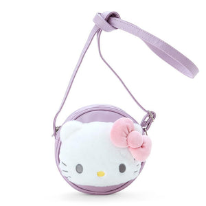 Hello Kitty Plush Face Crossbody Mini Purse