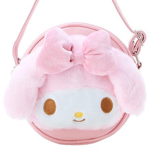 Load image into Gallery viewer, My Melody Plush Face Crossbody Mini Purse
