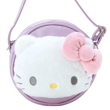 Load image into Gallery viewer, Hello Kitty Plush Face Crossbody Mini Purse
