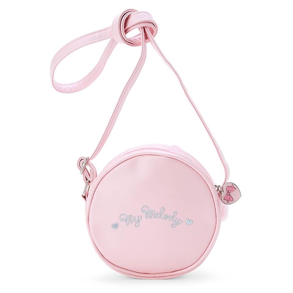 My Melody Plush Face Crossbody Mini Purse