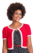 Load image into Gallery viewer, Sasha Scallop Bolero Cardigan- Available in 2 colors
