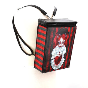 Smiley Clown Girl Bookish Backpack