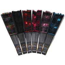 Load image into Gallery viewer, NEW Black Floral Sqeuins Hand Fan- More Colors Available!
