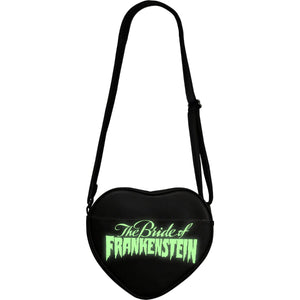 Bride of Frankenstein Glow In The Dark Heart Purse