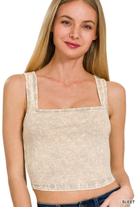Sleet Sleeveless Crop Top