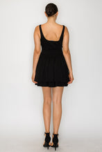 Load image into Gallery viewer, Person wearing a black dress on a white background

