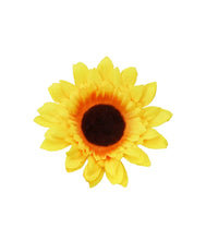 Load image into Gallery viewer, Sunflower hair clip on white background
