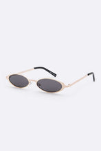 Load image into Gallery viewer, Skinny Gold Rim Oval Frame Y2K Sunglasses
