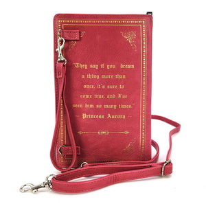 The Sleeping Beauty Rose Book Purse