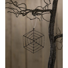 Load image into Gallery viewer, Spiderweb Glitter Ornament- More Colors Available!
