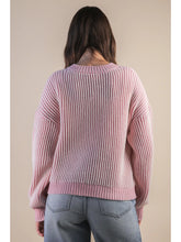 Load image into Gallery viewer, Pink on Pink Two Tone Tie Front Cardigan- LOW INVENTORY!
