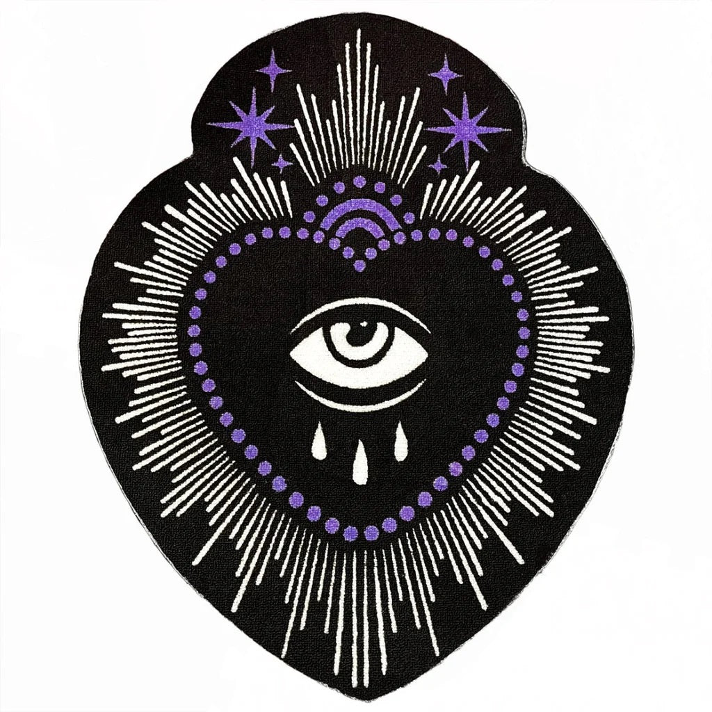 Scared Heart Rug Sacred Heart Eye Rug – Pink House Boutique