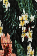 Load image into Gallery viewer, Green Harper Tropical Tiare Crop Top
