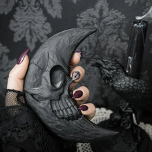 Load image into Gallery viewer, Black Moon Hand Mirror

